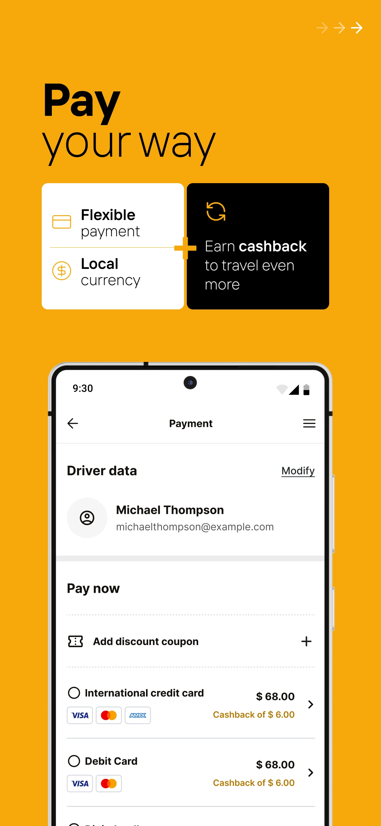 Rentcars: Car rental screenshot
