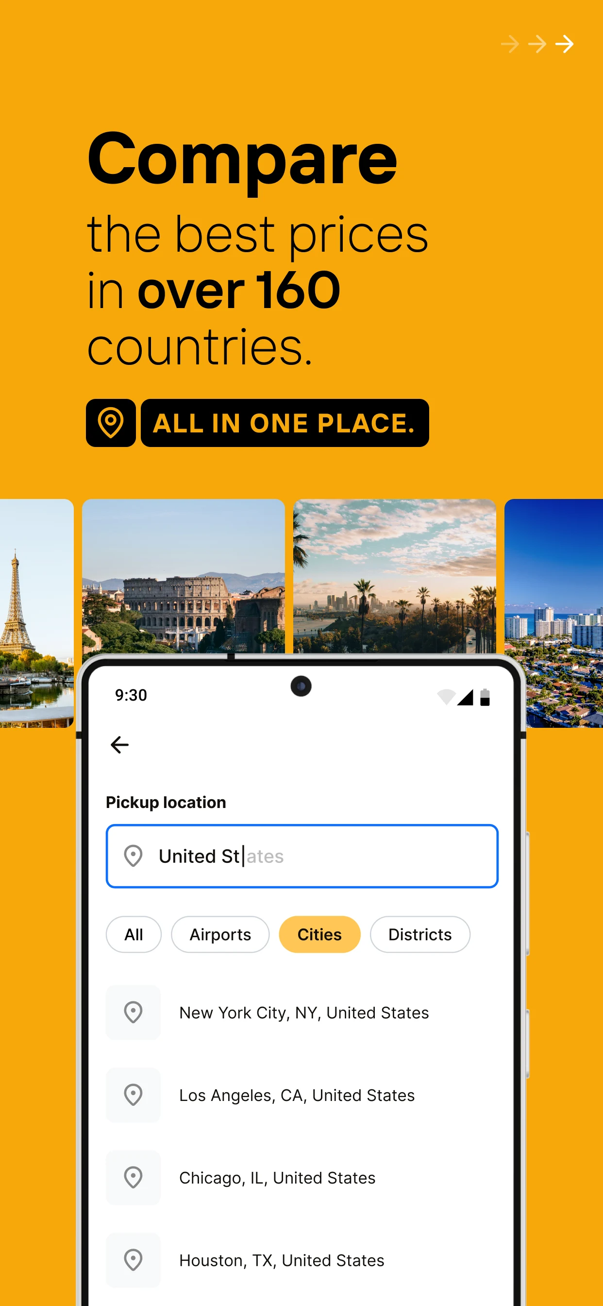 Rentcars: Car rental screenshot
