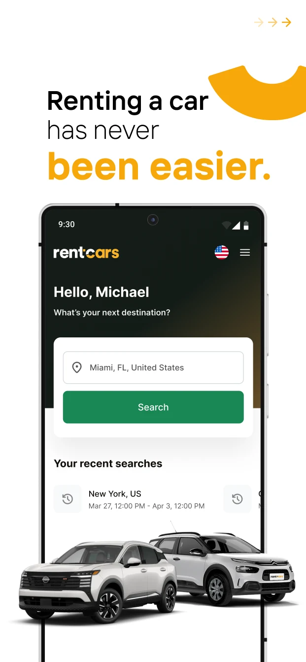 Rentcars: Car rental screenshot